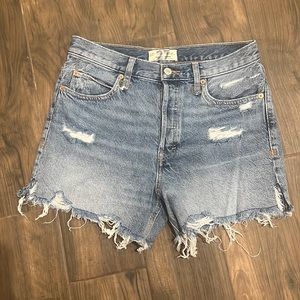 Free People Jean Shorts
